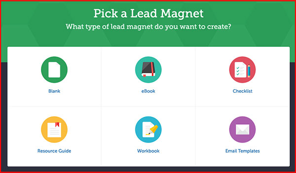web promotion ideas with a lead magnet