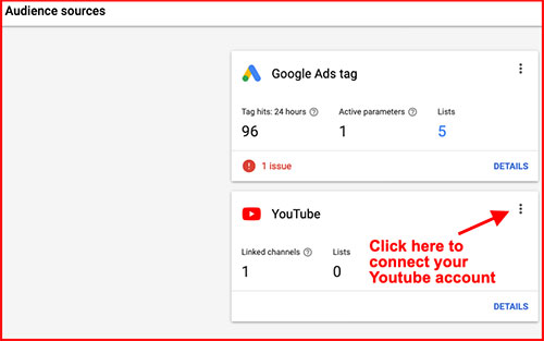 connect youtube to adwords