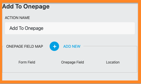 onepage crm ninja forms