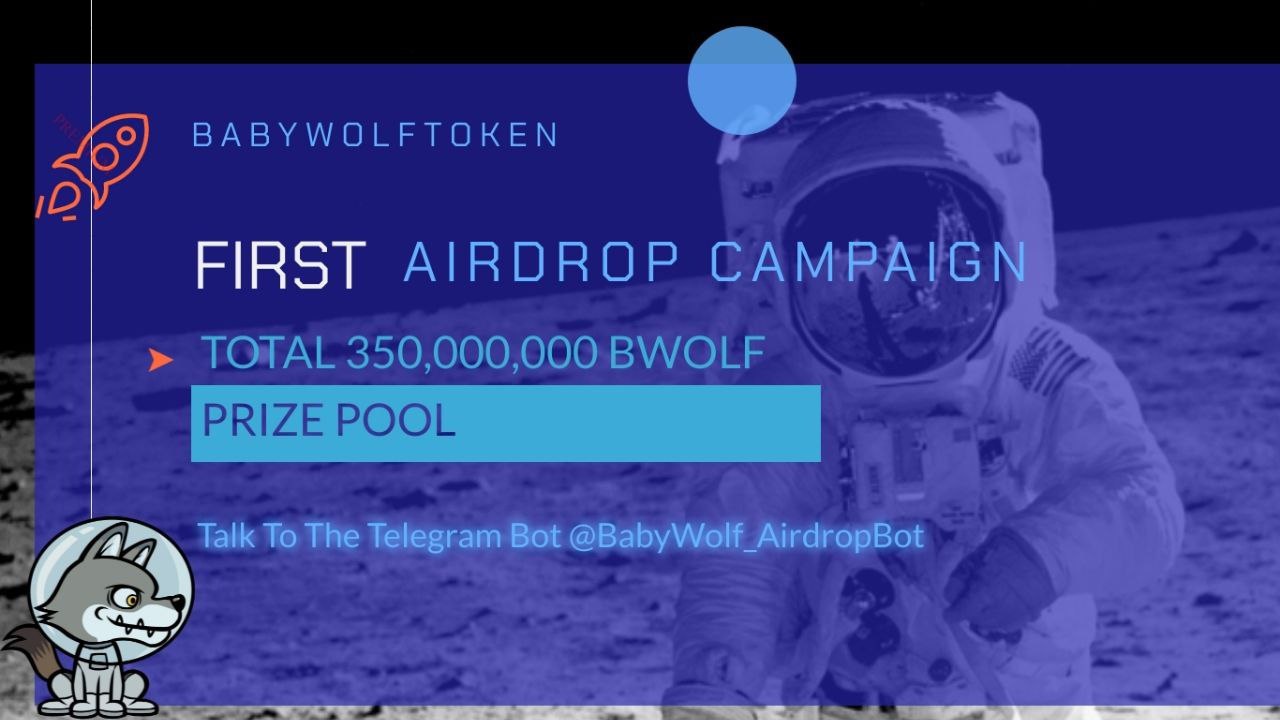 Airdrop: BabyWolf | 300,000 $BWOLF