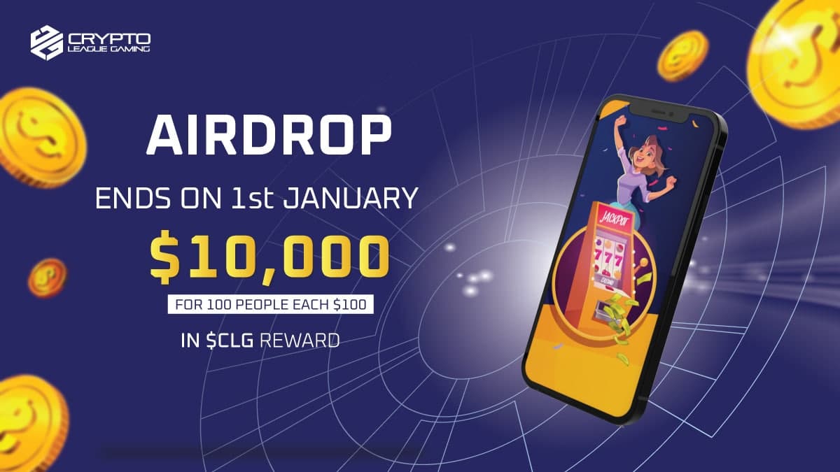 Airdrop: Crypto League Gaming |  $10,000 worth of $CLG Prize Pool
